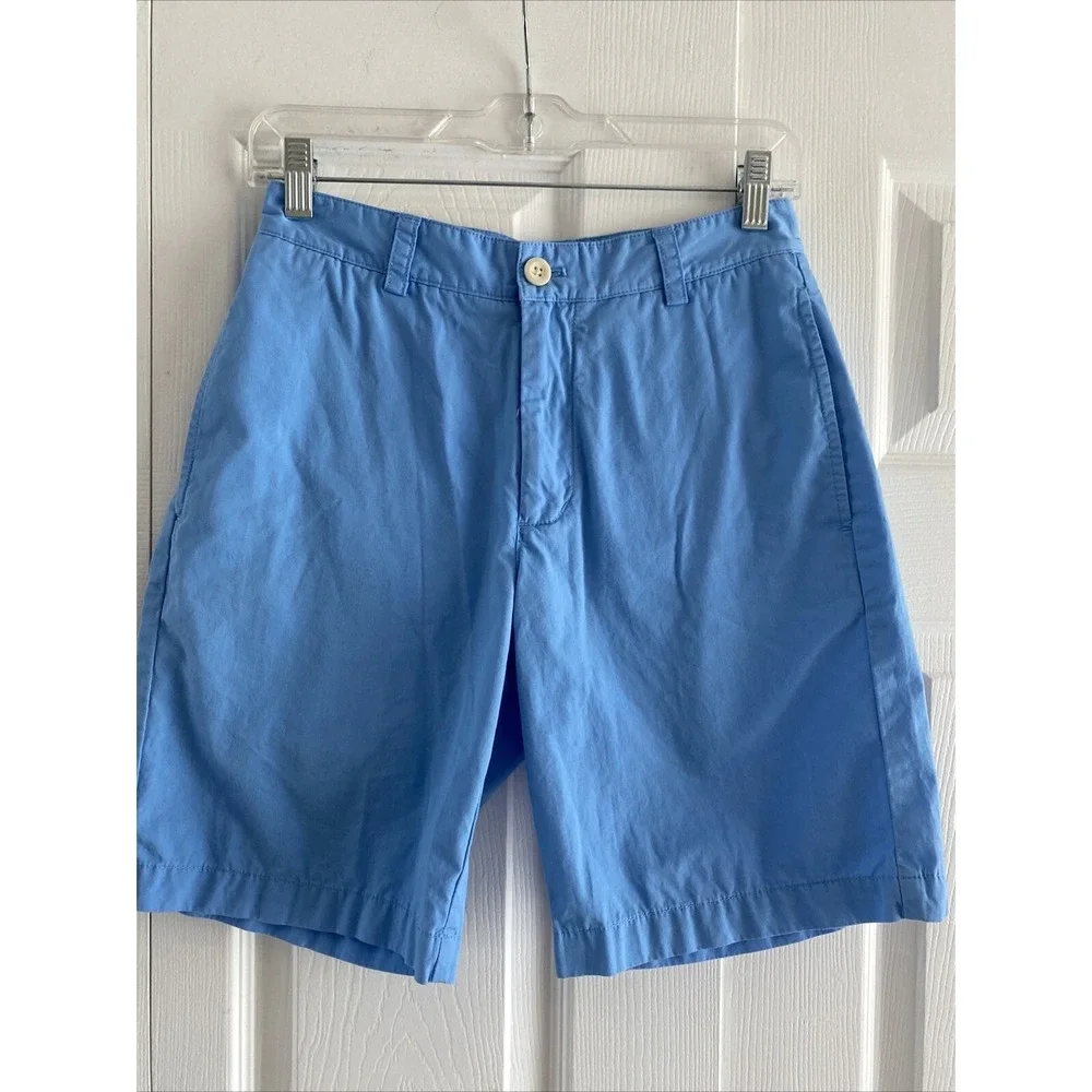 Vineyard Vines Club‎ Short Mens Size 28 Blue Chino Shorts Cotton Twill Preppy
